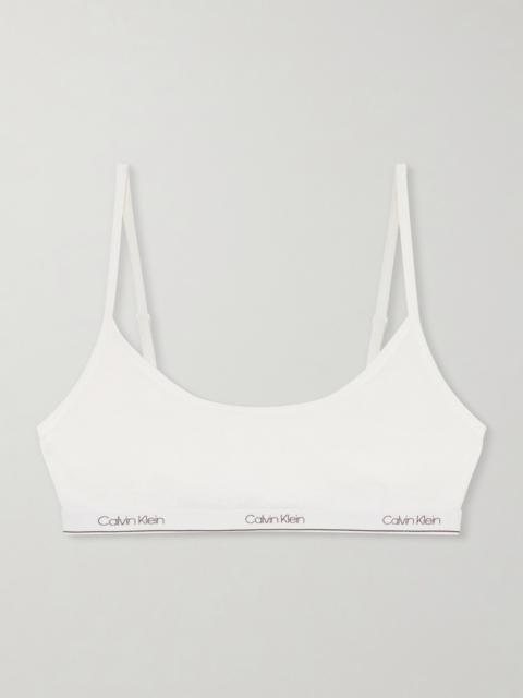 Calvin Klein Collection Sienna Cotton-blend Balconette Bra