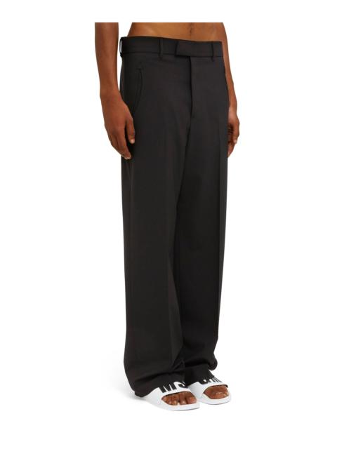 MSGM Lightweight wool tailored pants with straight legs