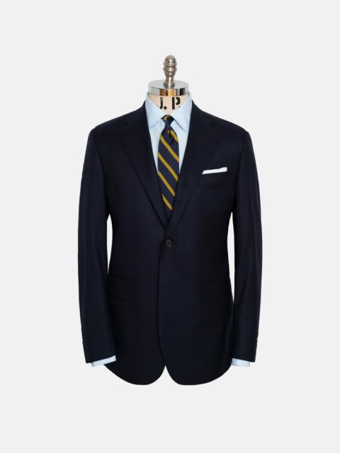 J. PRESS MADE-IN-CANADA SOLID NAVY WOOL FLANNEL 1902 MODEL SUIT