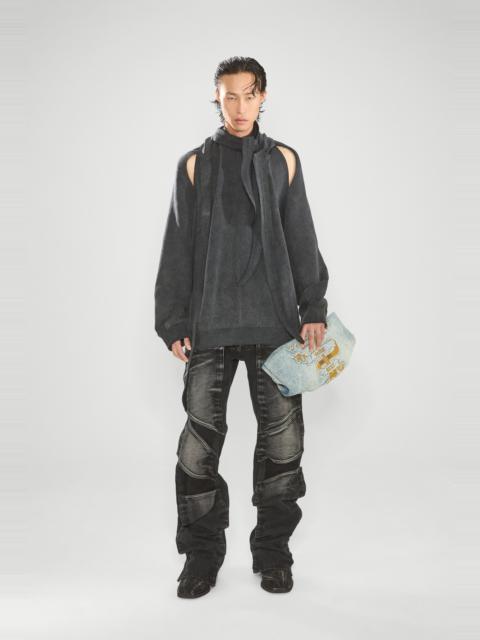 Y/Project Multiscarf Pinched Logo Sweatshirt