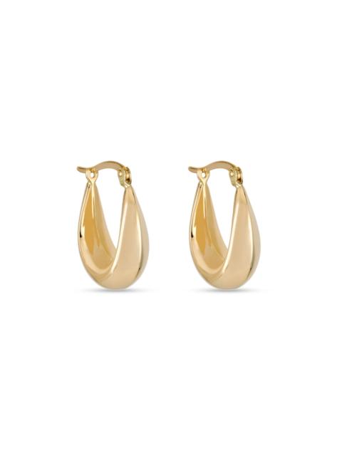 STONE AND STRAND Curvilinear Hoops