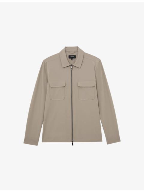 REISS Ascend Long-Sleeved Stretch-Woven Shirt