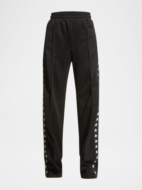Golden Goose Star Collection Wide-Leg Track Pants