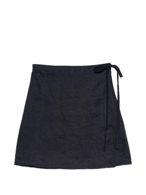 BONDI BORN® tie detail mini skirt