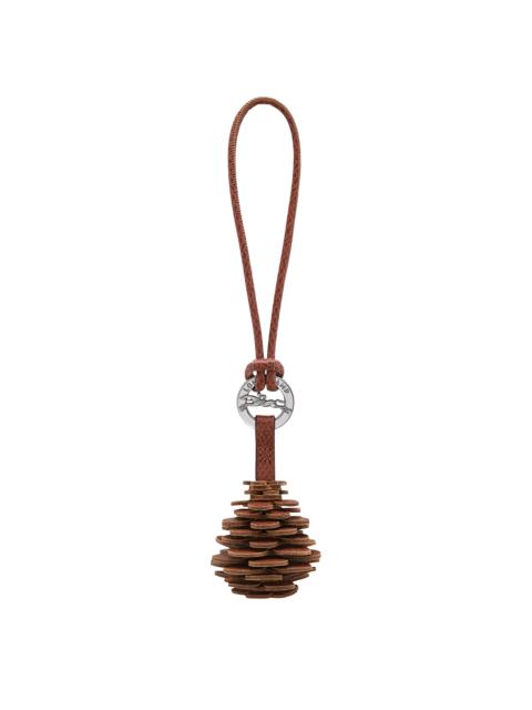 Longchamp Key ring Brown - Leather