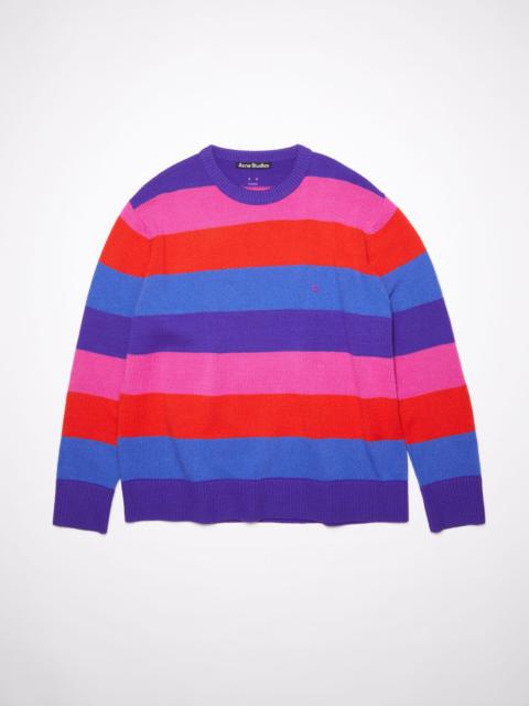 Acne Studios Striped sweater - Purple/multi