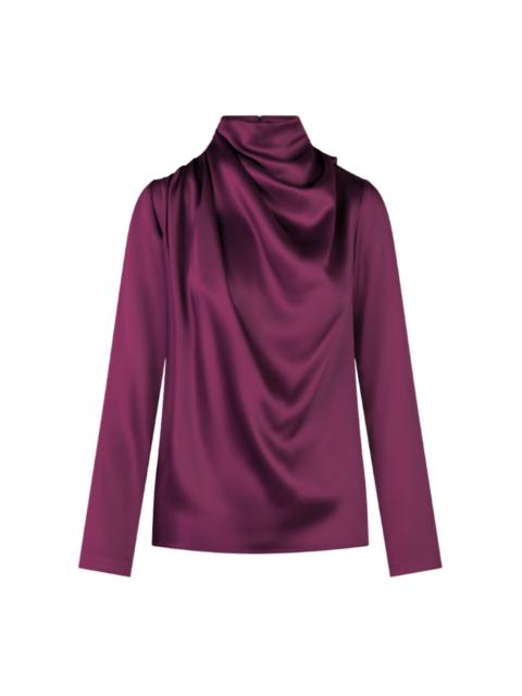 HEIRLOME Exclusive Sybil Silk Top purple