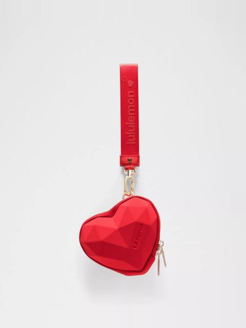 lululemon Heart Wristlet