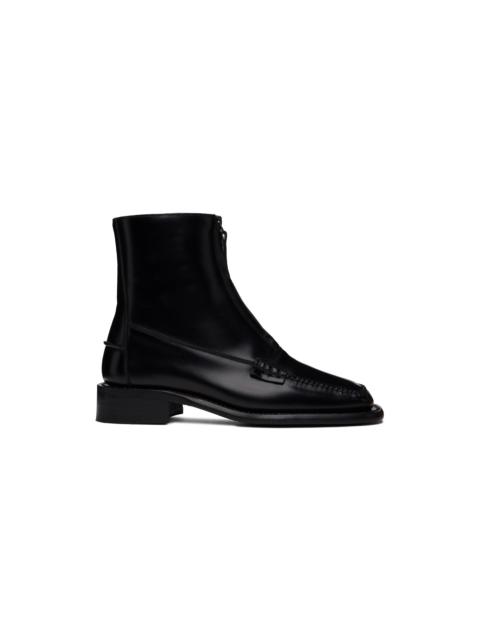 HEREU SSENSE Exclusive Black Mallera Boots
