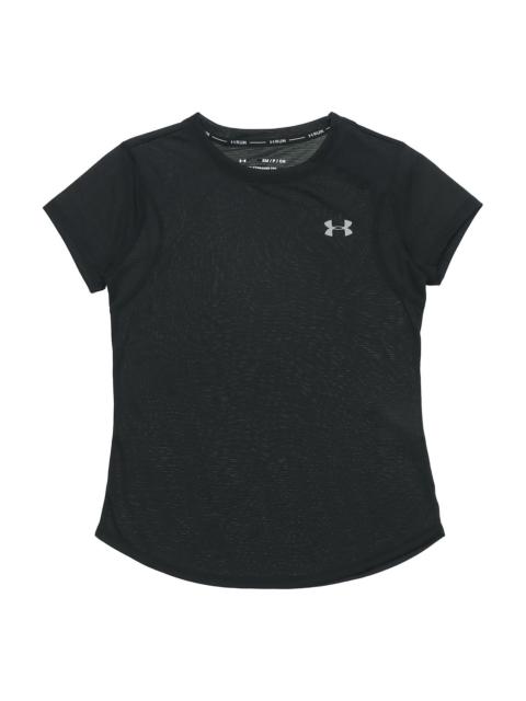 Under Armour (WMNS) Under Armour Streaker Running Sports Short Sleeve Black 1341520-001