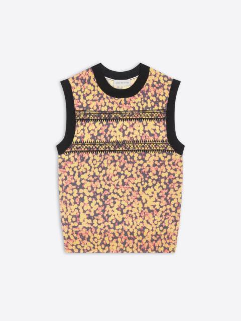 Dries Van Noten PRINTED WOOL SWEATER
