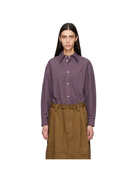 Meryll Rogge Burgundy Classic Shirt