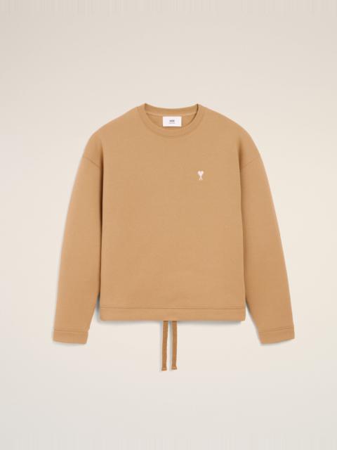 AMI Paris BROWN COTTON AMI DE COEUR SWEATSHIRT