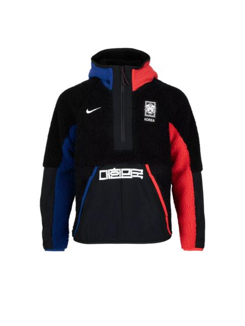 Nike Nike South Korea NSW 1/2 Zip Winter Hoodie 'Black Blue Red' DN1088-010
