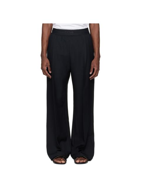 Stockholm Surfboard Club Black Relaxed Fit Trousers
