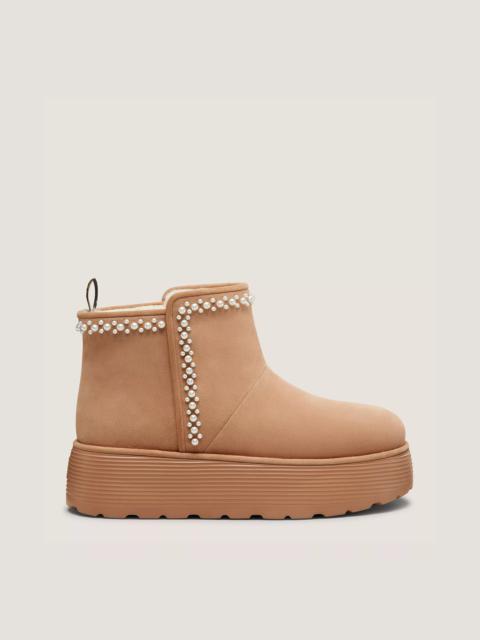 Stuart Weitzman NELLIE PEARL FLATFORM BOOTIE