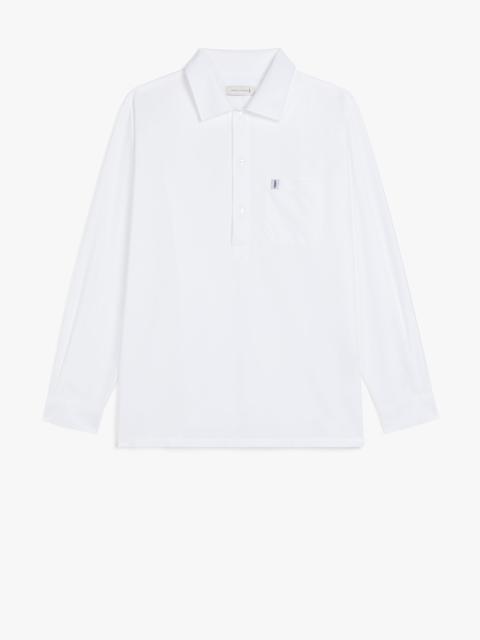 MILITARY WHITE COTTON SHIRT