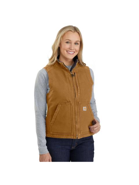 Carhartt Women's Washed Duck Mock Neck Vest