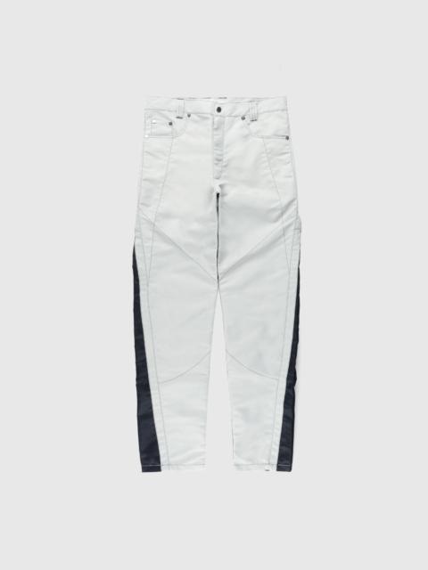 GmbH GmbH – Biker Trousers With Exposed Zips Black Grey