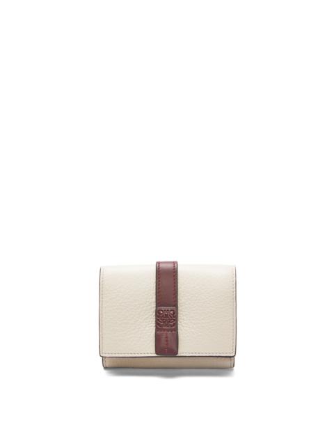 Loewe Trifold wallet in soft grained calfskin
