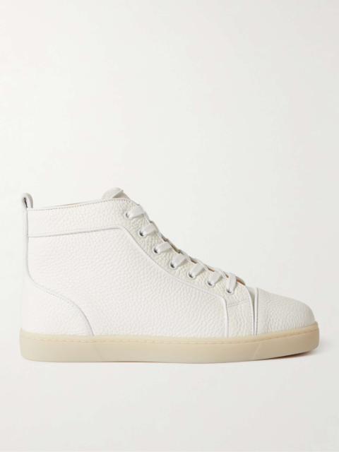 Louis Orlato Full-Grain Leather High-Top Sneakers