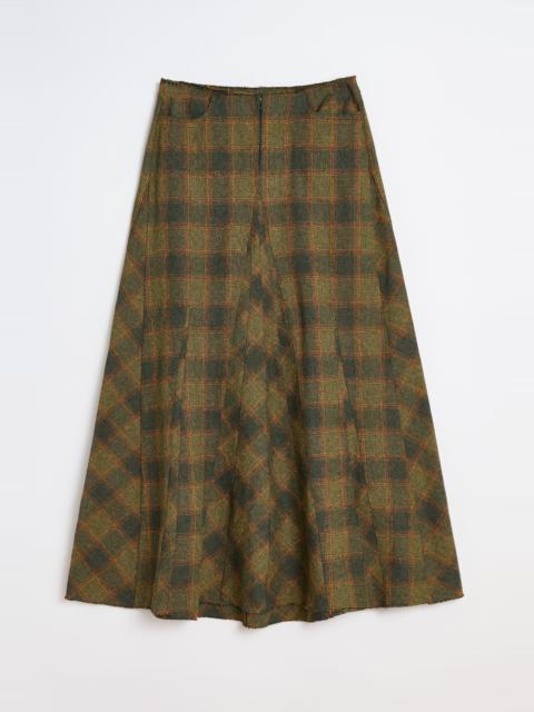 Our Legacy Rebel Skirt Vilnius Low Twist Check