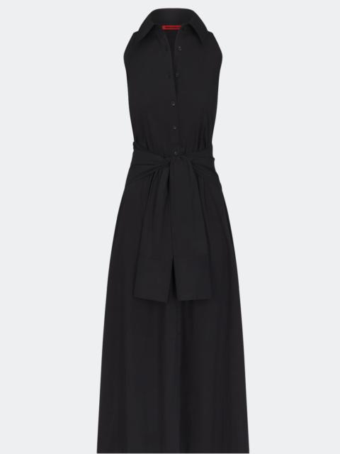 SIMONMILLER Inna Sleeveless Poplin Dress In Black