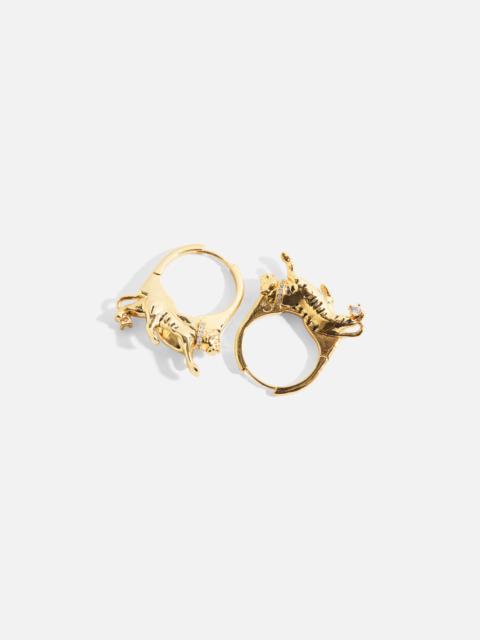 CAMILLA GILDED REALMS LEOPARD EARRINGS GOLD