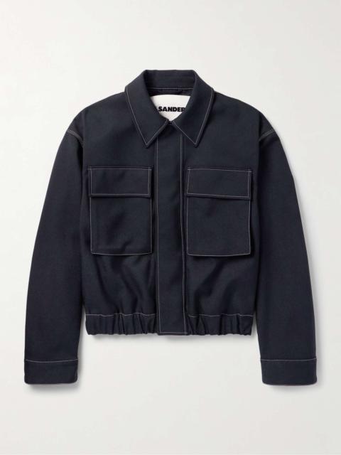 Jil Sander Recycled-Gabardine Blouson Jacket