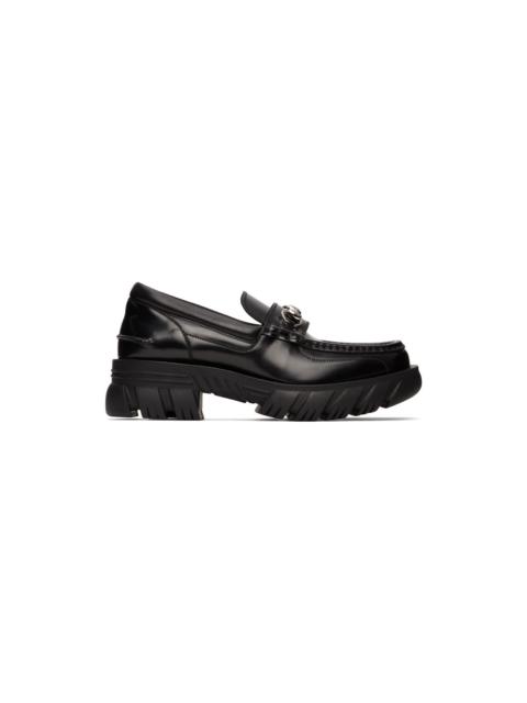 GUCCI Horsebit-detail lug-sole loafers