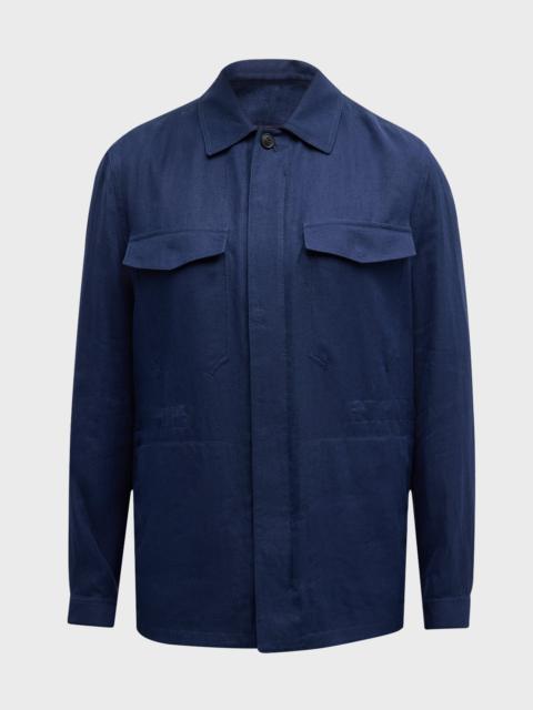 Men's Oasi Linen Field Jacket