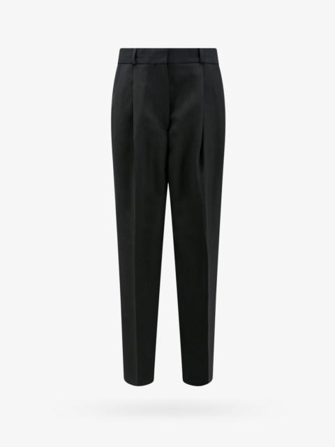 Totême Single-pleat tapered trousers black