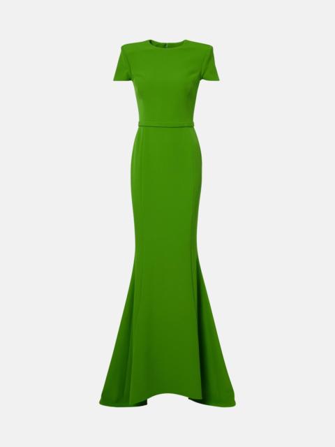 Safiyaa Parker crêpe gown