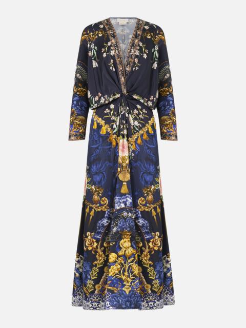 CAMILLA TWIST FRONT BATWING DRESS