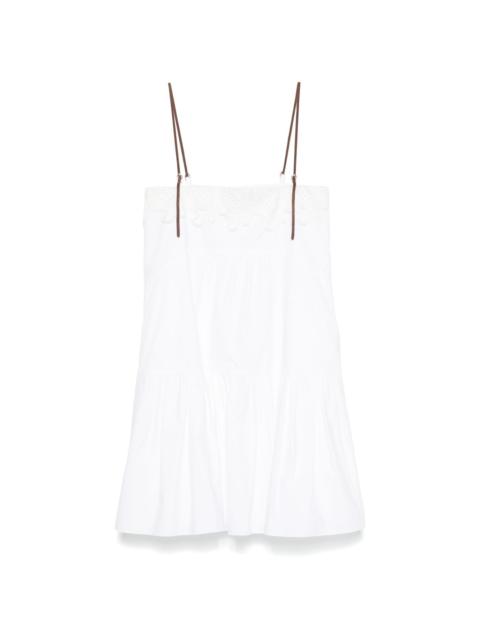 poplin mini dress