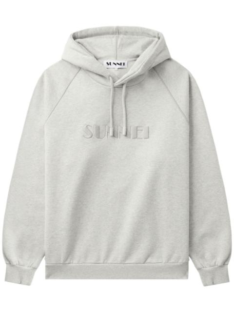 SUNNEI logo-embroidered hoodie