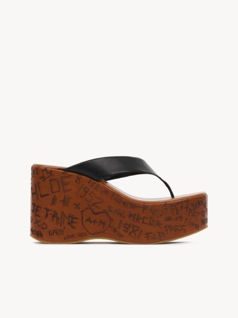 Chloé MAXIME WEDGE SLIDE