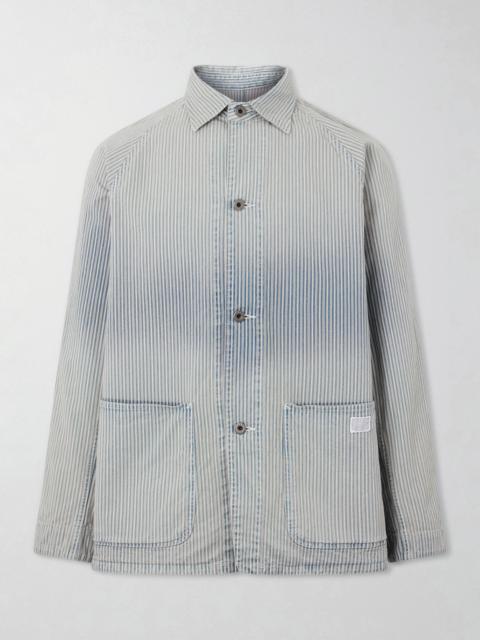 Kapital Liberty Striped Denim Overshirt