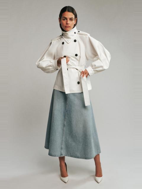 BARDOT Lera Double Breasted Jacket In Orchid White