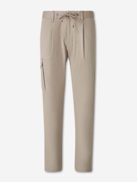 Herno COTTON STRAIGHT LEG TROUSERS