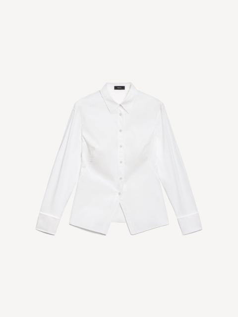 Theory Cutaway Shirt in Good Poplin