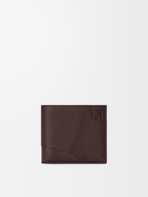 Loewe Puzzle bifold coin wallet in supple grained calfskin