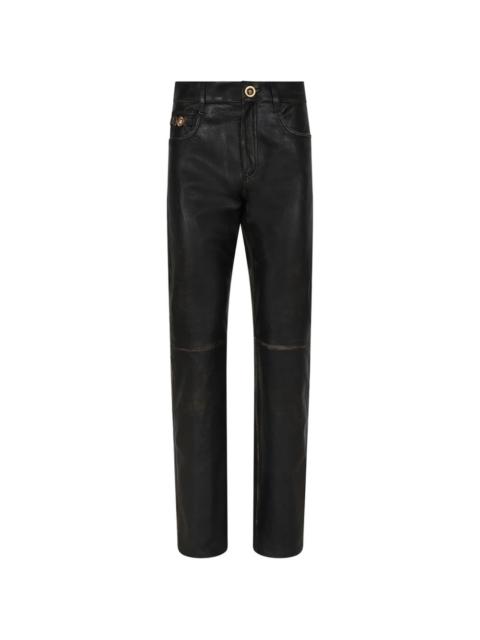 VERSACE button-fastening trousers