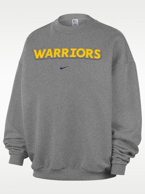 Nike Golden State Warriors Standard Issue Men's Fleece Crew