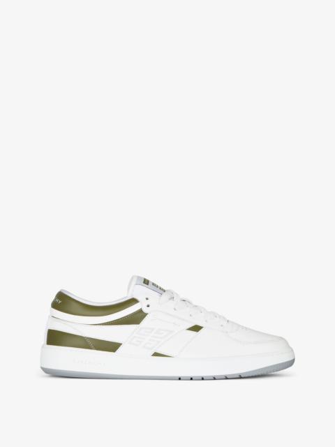 Givenchy G MOVE SNEAKERS IN MIXED LEATHERS