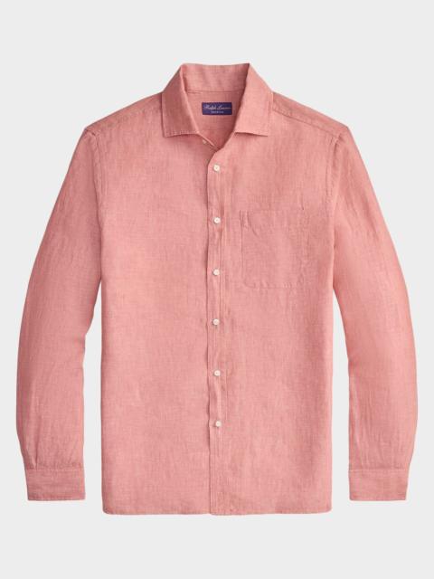 Ralph Lauren Men's Linen Chambray Button-Down Shirt