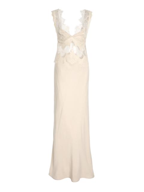 THIRD FORM Visions Lace Maxi Dress ivory
