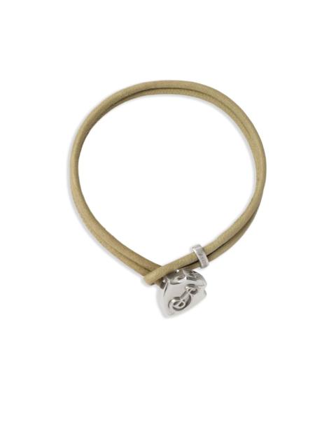 Burberry Leather B Shield bracelet