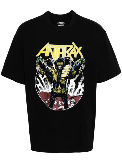 x Anthrax logo-print T-shirt