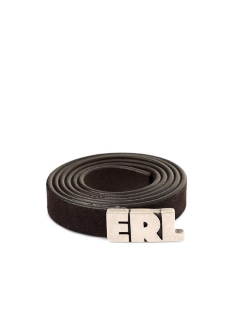 ERL distressed leather belt